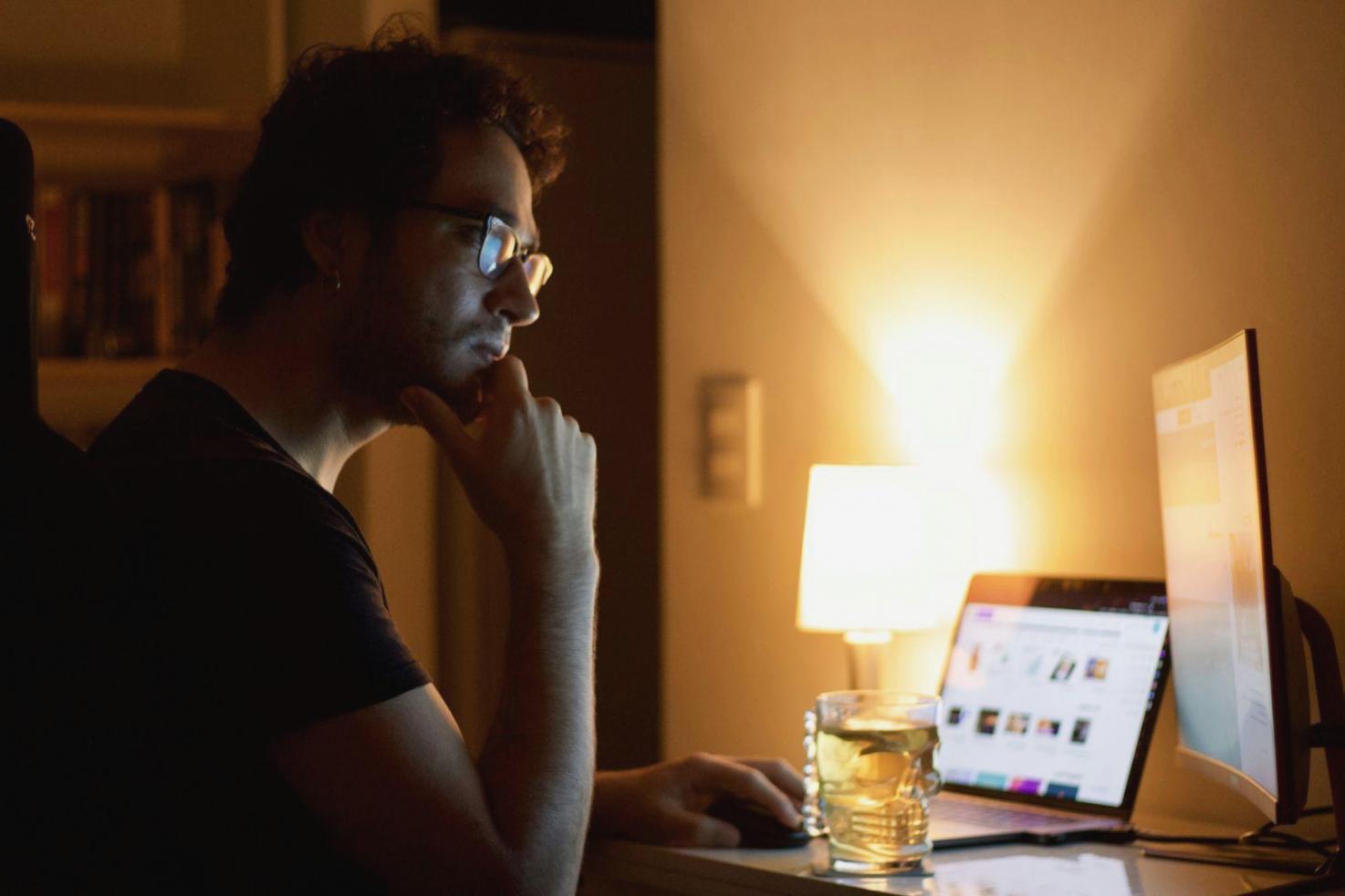 Financial analysts reviewing corporate data and valuation models